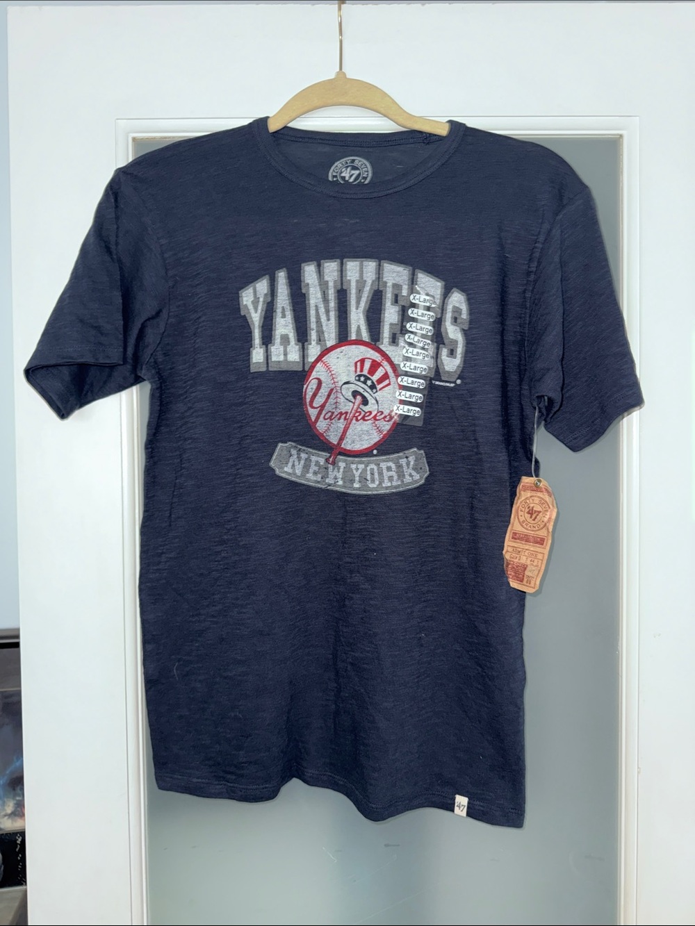 47 Brand Yankees Navy Graphic Tee